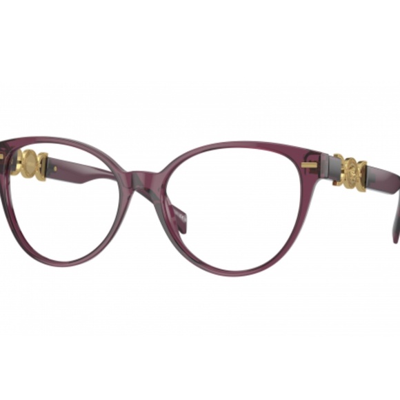 VERSACE VE3334 Eyeglass Frames Transparent Violet - Picture 7 of 7